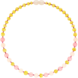 Barnsteen Barnsteen | Ketting | Glimmend | Baroque Lemon/Rose Quartz/Pink Jade | 32 cm Barnsteen Barnsteen | Ketting | Glimmend | Baroque Lemon/Rose Quartz/Pink Jade | 32 cm