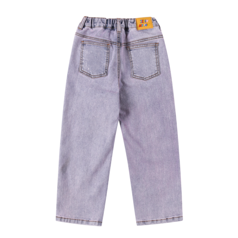 Jelly Mallow Jelly Mallow | Lucky Clover Denim Pants | Blue Jelly Mallow Jelly Mallow | Lucky Clover Denim Pants | Blue