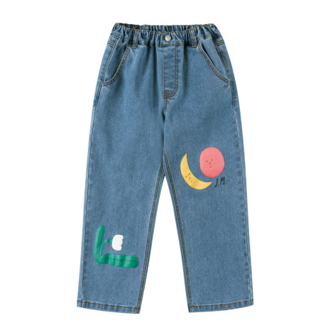 Jelly Mallow Jelly Mallow | Colored Nature Denim Pants | Blue Jelly Mallow Jelly Mallow | Colored Nature Denim Pants | Blue
