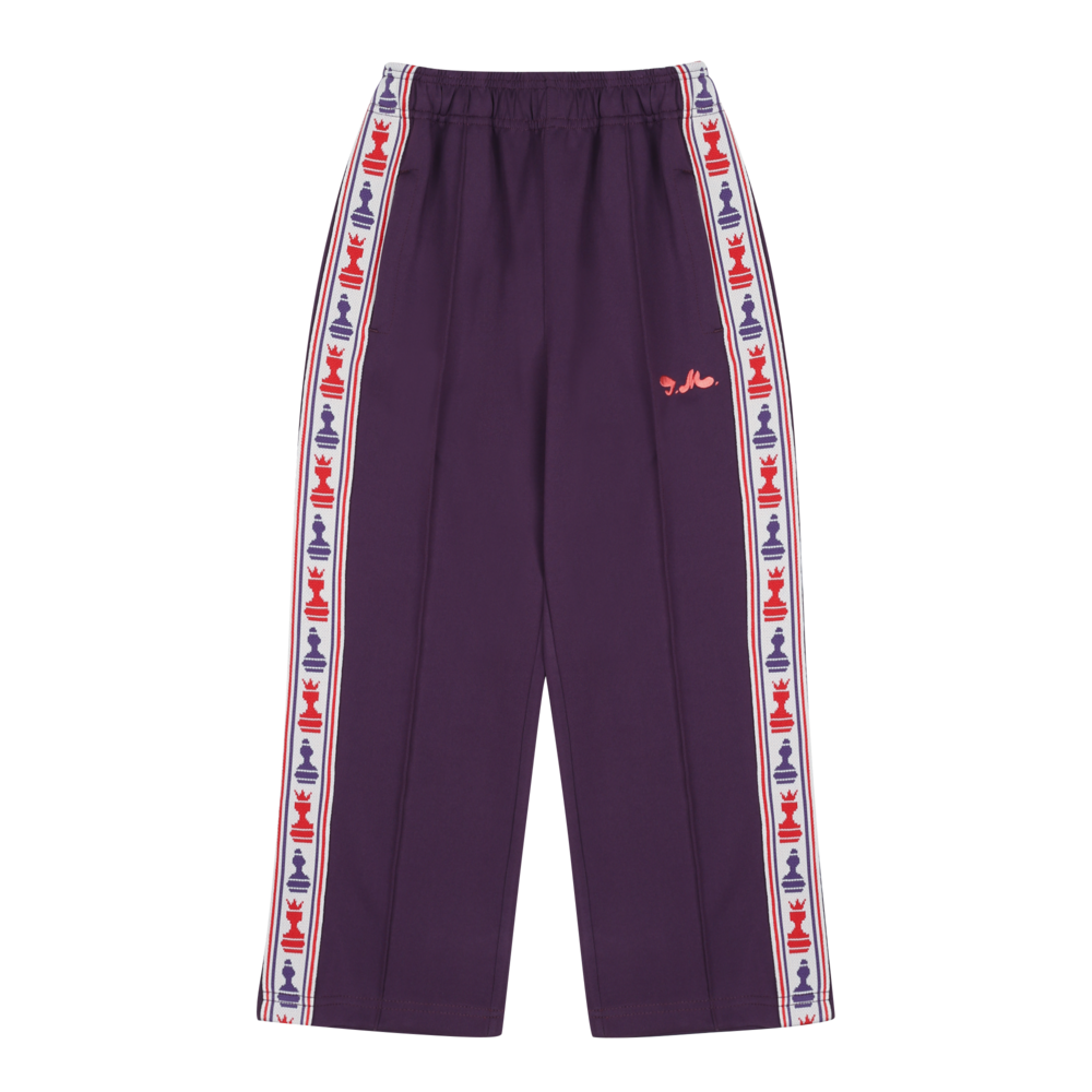 Jelly Mallow Jelly Mallow | Chess Track Pants_Purple | Purple Jelly Mallow Jelly Mallow | Chess Track Pants_Purple | Purple