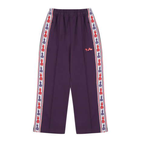 Jelly Mallow Jelly Mallow | Chess Track Pants_Purple | Purple Jelly Mallow Jelly Mallow | Chess Track Pants_Purple | Purple