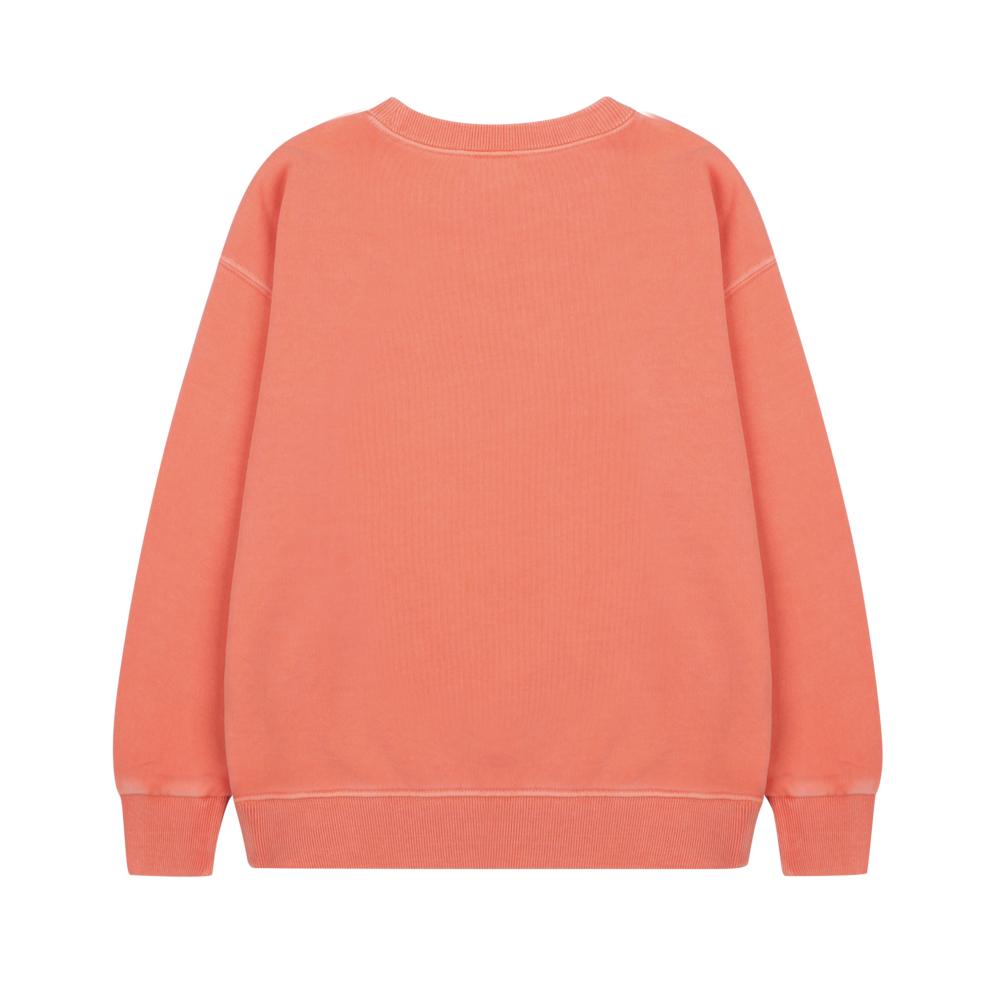 Jelly Mallow Jelly Mallow | Disco Ball Pigment Sweatshirt | Peach Pink Jelly Mallow Jelly Mallow | Disco Ball Pigment Sweatshirt | Peach Pink