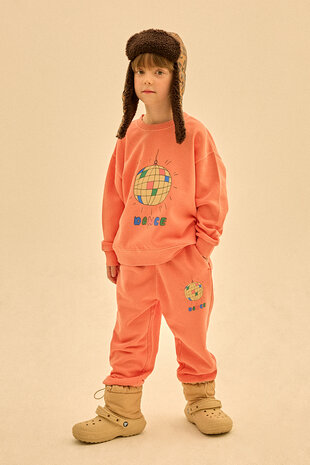 Jelly Mallow Jelly Mallow | Disco Ball Pigment Sweatshirt | Peach Pink Jelly Mallow Jelly Mallow | Disco Ball Pigment Sweatshirt | Peach Pink