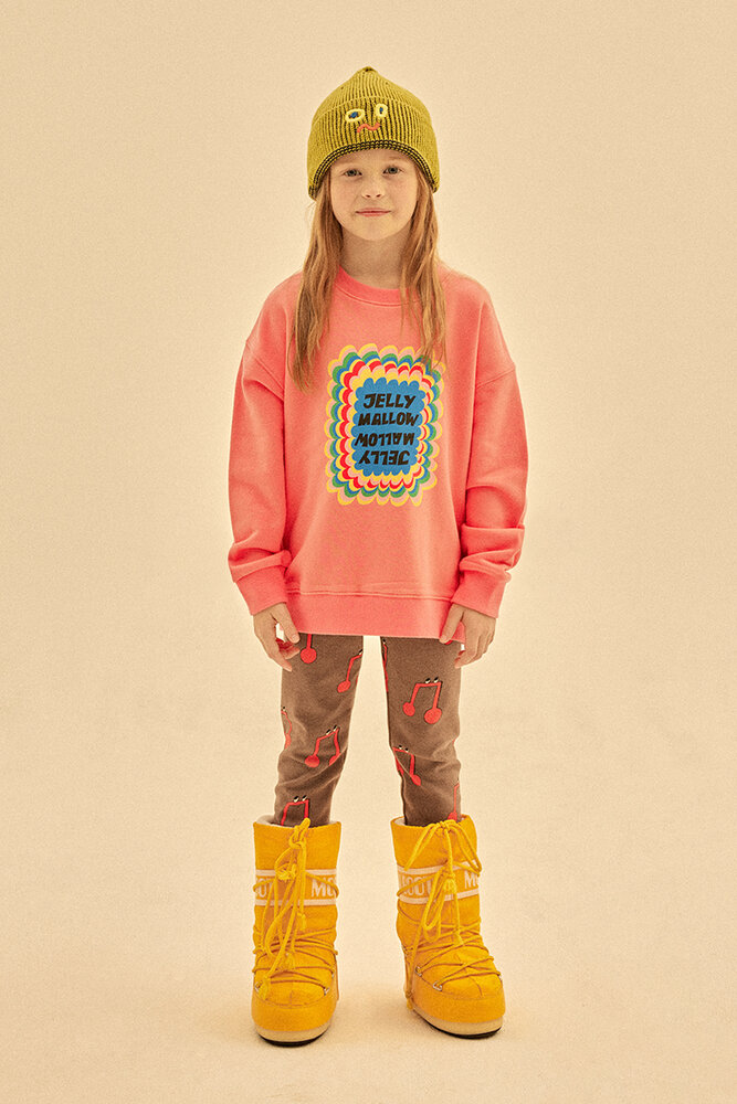 Jelly Mallow Jelly Mallow | Jellymallow Zigzag Sweatshirt_Pink | Pink Jelly Mallow Jelly Mallow | Jellymallow Zigzag Sweatshirt_Pink | Pink