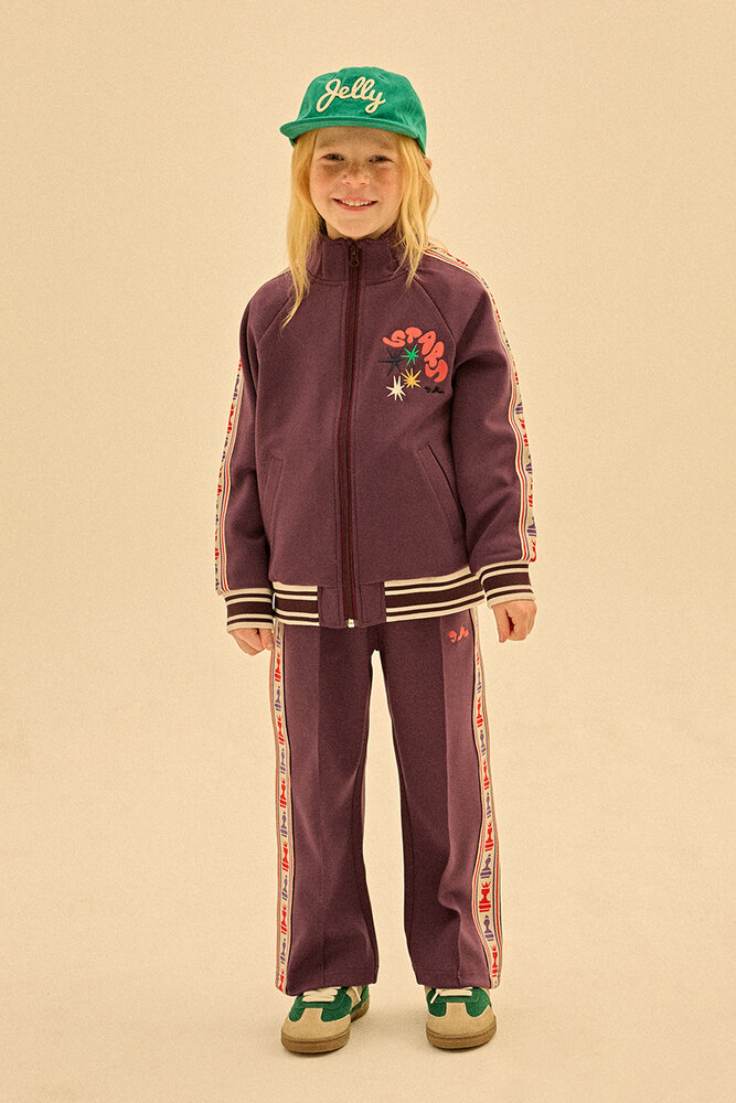 Jelly Mallow Jelly Mallow | Chess Track Pants_Purple | Purple Jelly Mallow Jelly Mallow | Chess Track Pants_Purple | Purple