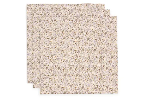 Jollein Jollein | Hydrofiele Doek Small 70x70cm | Flower Fairies | 3 Stuks