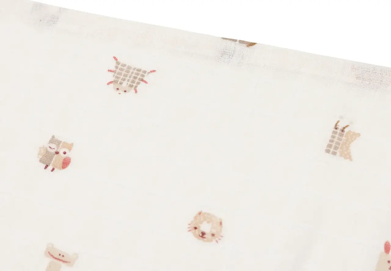 Jollein Jollein | Hydrofiele Doek Small 70x70cm | Animal Friends | 3 Stuks