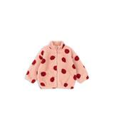 Konges Sløjd Konges Sløjd | Jody Teddy Jacket Grs | Ladybug Pink Konges Sløjd Konges Sløjd | Jody Teddy Jacket Grs | Ladybug Pink