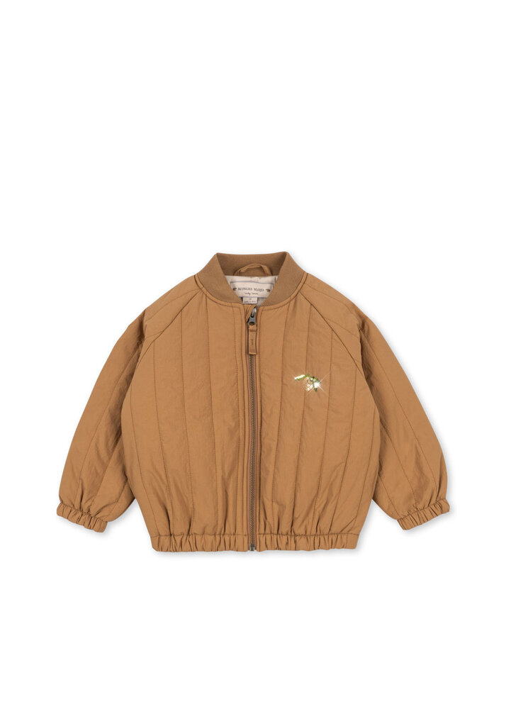 Konges Sløjd Konges Sløjd | Juno Sequin Bomber Jacket | Tobacco Brown