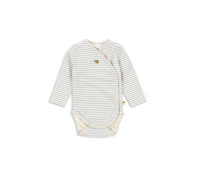 Konges Sløjd Konges Sløjd | Basic Ls Newborn Body Gots | Stripe Bluie Konges Sløjd Konges Sløjd | Basic Ls Newborn Body Gots | Stripe Bluie