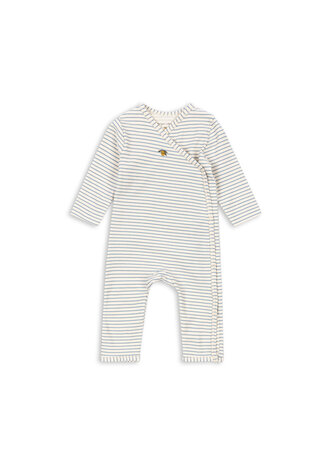 Konges Sløjd Konges Sløjd | Basic Newborn Onesie Gots | Stripe Bluie