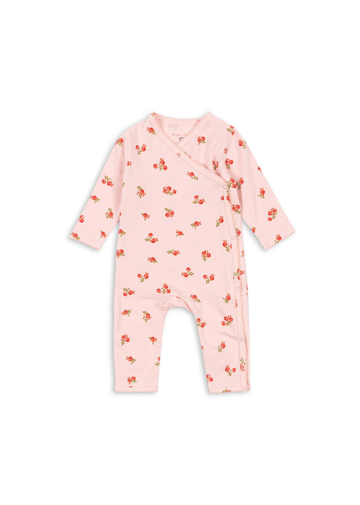 Konges Sløjd Konges Sløjd | Basic Newborn Onesie Gots | Rosa Pink