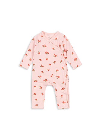 Konges Sløjd Konges Sløjd | Basic Newborn Onesie Gots | Rosa Pink