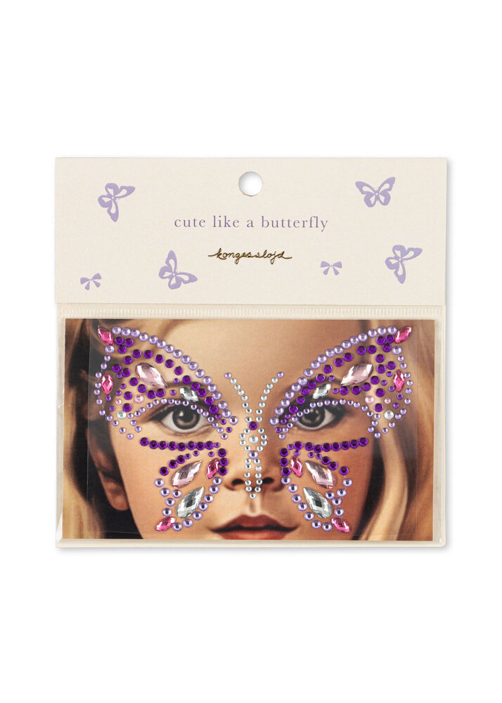 Konges Sløjd Konges Sløjd | Butterfly Face Jewels | Purple Rain