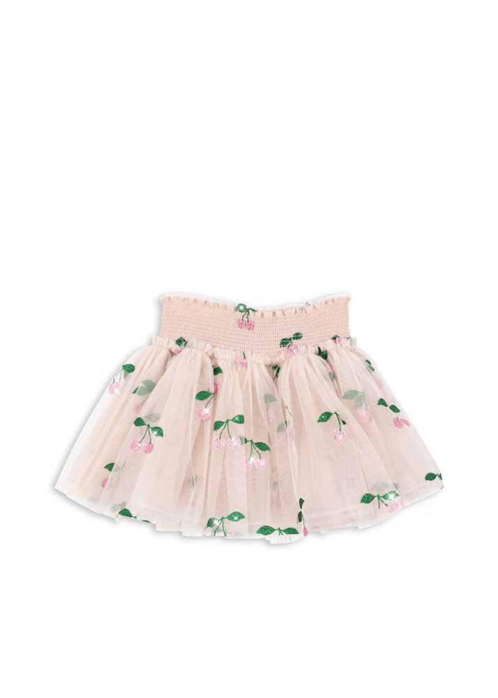 Konges Sløjd Konges Sløjd | Tullie Smock Skirt | Ma Grande Cerise Pink Glitter