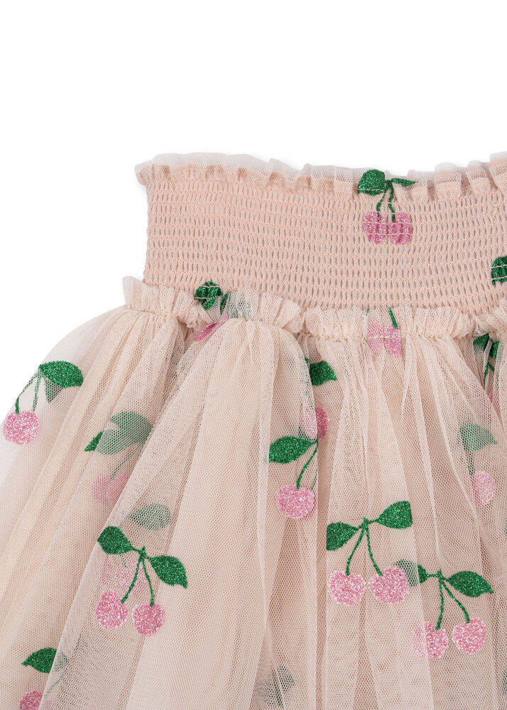 Konges Sløjd Konges Sløjd | Tullie Smock Skirt | Ma Grande Cerise Pink Glitter