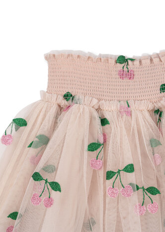 Konges Sløjd Konges Sløjd | Tullie Smock Skirt | Ma Grande Cerise Pink Glitter
