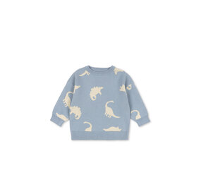 Konges Sløjd Konges Sløjd | Lapis Knit Sweater Gots | Dino Mist Konges Sløjd Konges Sløjd | Lapis Knit Sweater Gots | Dino Mist