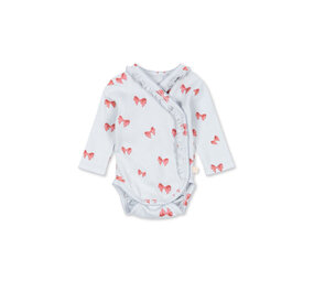 Konges Sløjd Konges Sløjd | Sui Newborn Frill Body Gots | Rosia Blue Bow Konges Sløjd Konges Sløjd | Sui Newborn Frill Body Gots | Rosia Blue Bow