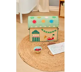 Rice Everyday Magic Rice | Middelgroot Raffia Opberghuis | Blauw | Fun Fair Rice Everyday Magic Rice | Middelgroot Raffia Opberghuis | Blauw | Fun Fair