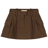 Charlie Petite Charlie Petite | Noa Skirt | Brown Melange