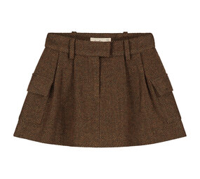 Charlie Petite Charlie Petite | Noa Skirt | Brown Melange Charlie Petite Charlie Petite | Noa Skirt | Brown Melange