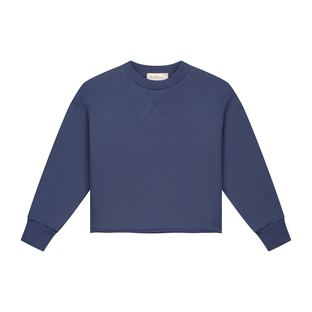 Charlie Petite Charlie Petite | Lux Sweater | Denim Blue