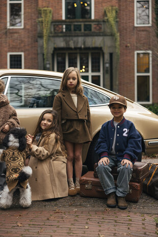 Charlie Petite Charlie Petite | Noa Skirt | Brown Melange Charlie Petite Charlie Petite | Noa Skirt | Brown Melange