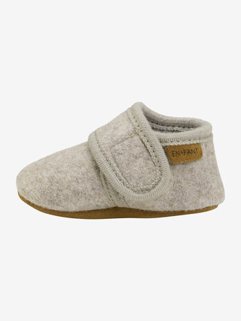 En Fant En Fant | Baby Wool slippers | Sand Melange En Fant En Fant | Baby Wool slippers | Sand Melange