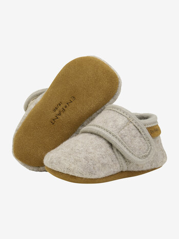 En Fant En Fant | Baby Wool slippers | Sand Melange En Fant En Fant | Baby Wool slippers | Sand Melange