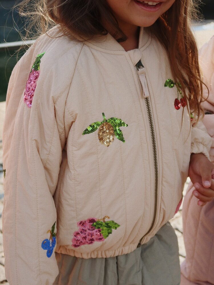 Konges Sløjd Konges Sløjd | Juno Sequin Bomber Jacket | Frappé