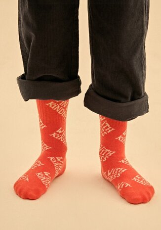 Jelly Mallow Jelly Mallow | Kindness Socks | Red