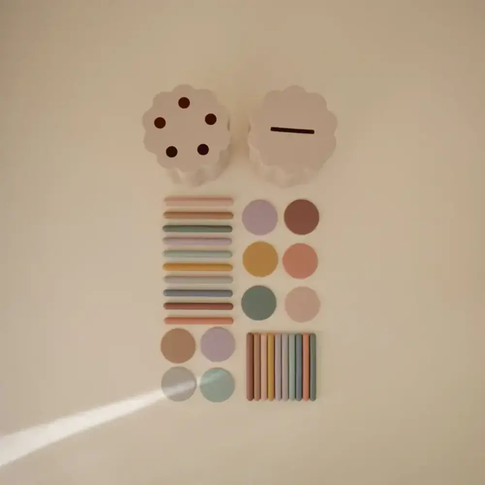 Mushie Mushie | Coin & Tube Sorting Set