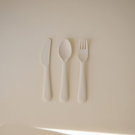 Mushie Mushie | Cutlery Set | Ivory