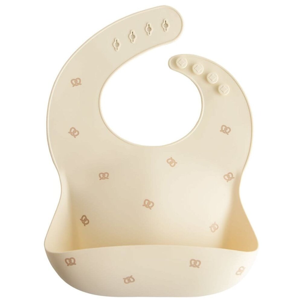 Mushie Mushie | Silicone Bib | Pretzel