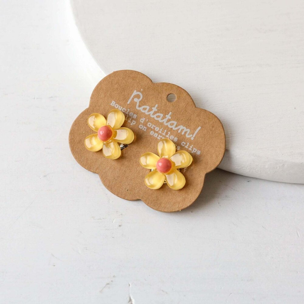 Ratatam Ratatam | Set of 2 clip earrings | Flowers