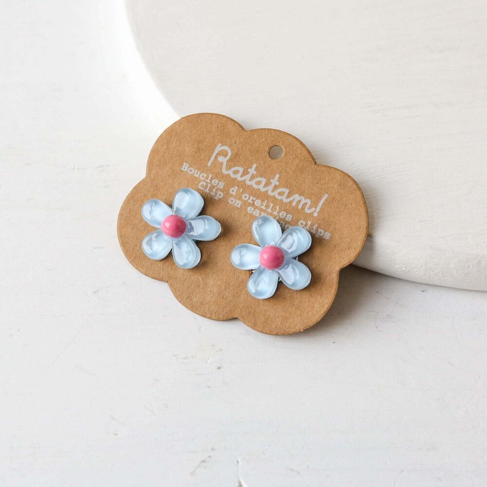Ratatam Ratatam | Set of 2 clip earrings | Flowers