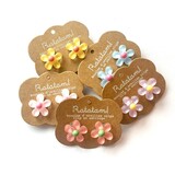 Ratatam Ratatam | Set of 2 clip earrings | Flowers Ratatam Ratatam | Set of 2 clip earrings | Flowers