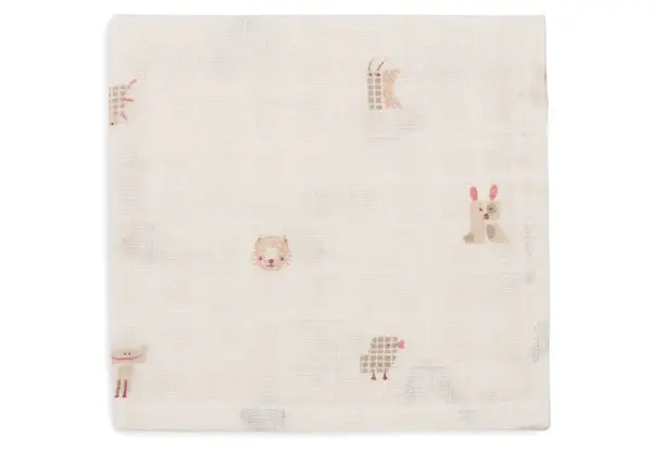 Jollein Jollein | Hydrofiel Monddoekje 31x31cm | Animal Friends | 3 pack