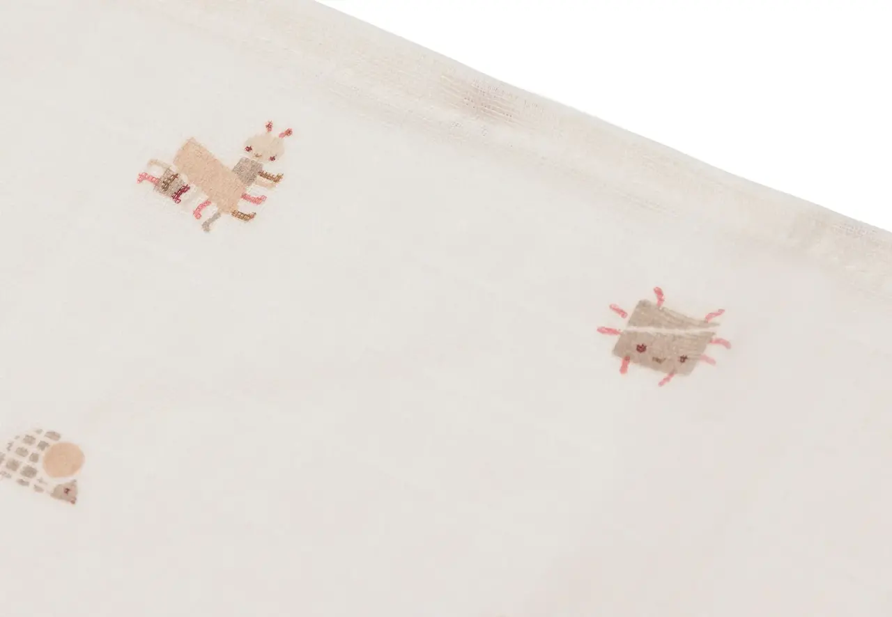 Jollein Jollein | Hydrofiel Monddoekje 31x31cm | Animal Friends | 3 pack