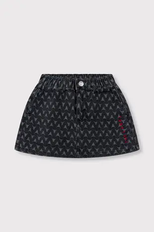 ALIX The Label ALIX The Label | Kids Woven Bull Skirt | Dark Grey