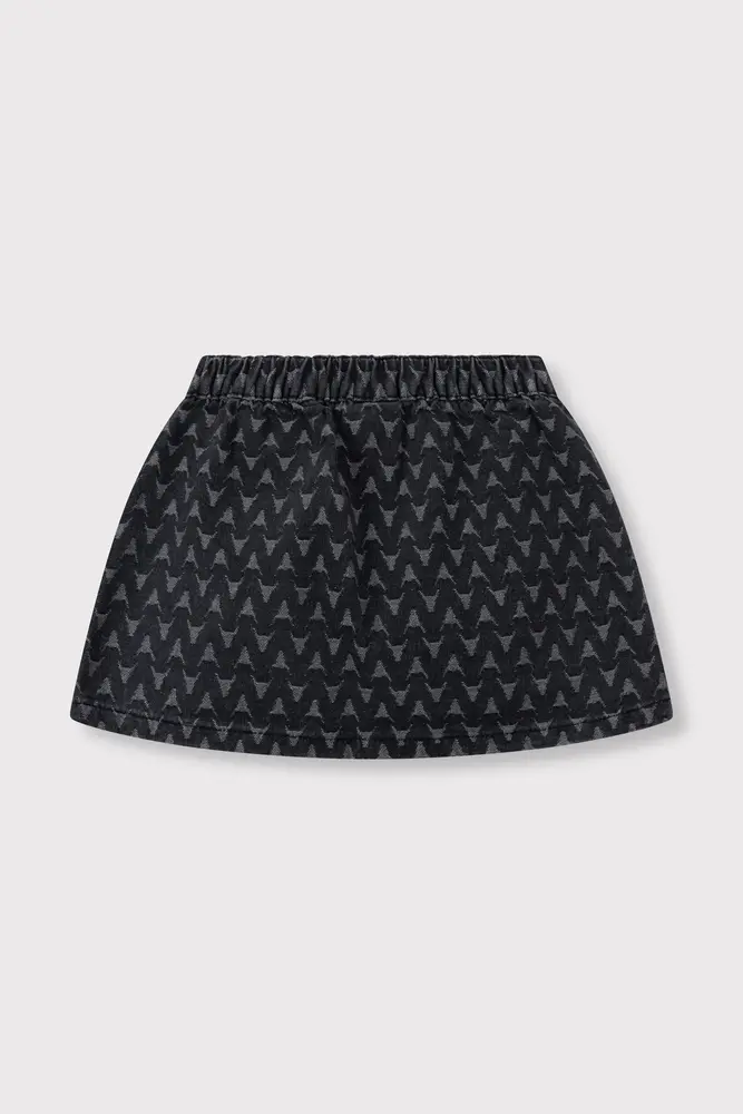 ALIX The Label ALIX The Label | Kids Woven Bull Skirt | Dark Grey