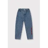 ALIX The Label ALIX The Label | Kids Woven Tapered Bull Denim Pants | Denim Blue ALIX The Label ALIX The Label | Kids Woven Tapered Bull Denim Pants | Denim Blue
