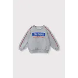 ALIX The Label ALIX The Label | Kids Knitted Text Print Sweater | Soft Grey Melange ALIX The Label ALIX The Label | Kids Knitted Text Print Sweater | Soft Grey Melange