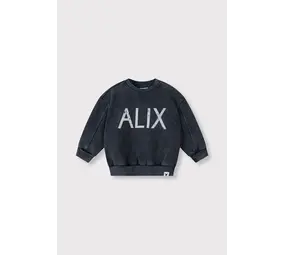 ALIX The Label ALIX The Label | Kids Knitted Alix On Tour Sweater | Charcoal Grey ALIX The Label ALIX The Label | Kids Knitted Alix On Tour Sweater | Charcoal Grey