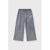 ALIX The Label ALIX The Label | Kids Knitted Wide Leg Sparkle Pants | Silver ALIX The Label ALIX The Label | Kids Knitted Wide Leg Sparkle Pants | Silver