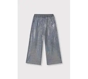 ALIX The Label ALIX The Label | Kids Knitted Wide Leg Sparkle Pants | Silver ALIX The Label ALIX The Label | Kids Knitted Wide Leg Sparkle Pants | Silver
