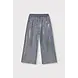 ALIX The Label ALIX The Label | Kids Knitted Wide Leg Sparkle Pants | Silver