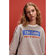 ALIX The Label ALIX The Label | Kids Knitted Text Print Sweater | Soft Grey Melange