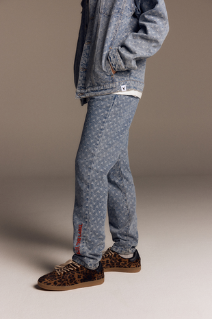 ALIX The Label ALIX The Label | Kids Woven Tapered Bull Denim Pants | Denim Blue